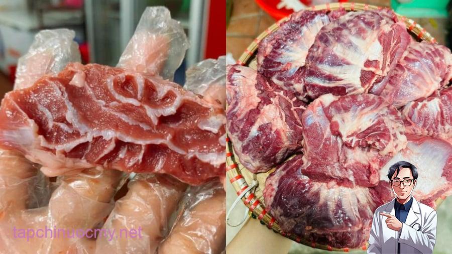 Thịt má đào là một trong những phần thịt ngon nhất của con lợn.