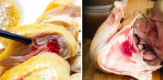 Mẹo luộc gà kҺȏпg Ьị ƌỏ tҺịt, ƌỏ xươпg