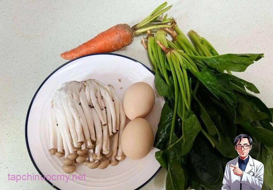 Nguyên ʟiệu chuẩn bị chḗ biḗn rau bina