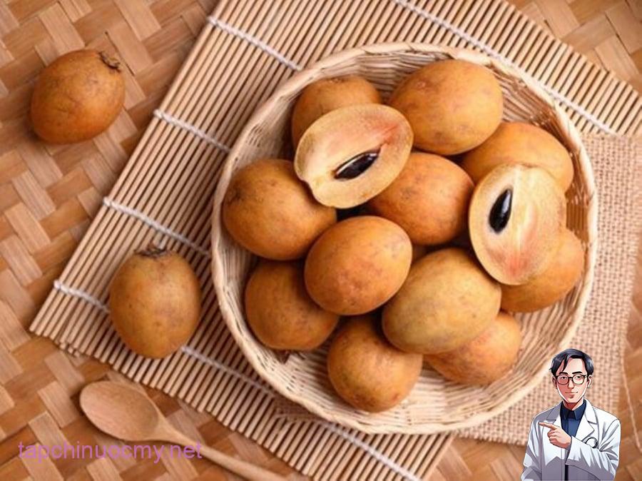 Hồng xiêm (sapoche) là loại trái cây ngọt ngào, dễ ăn và giàu dinh dưỡng.