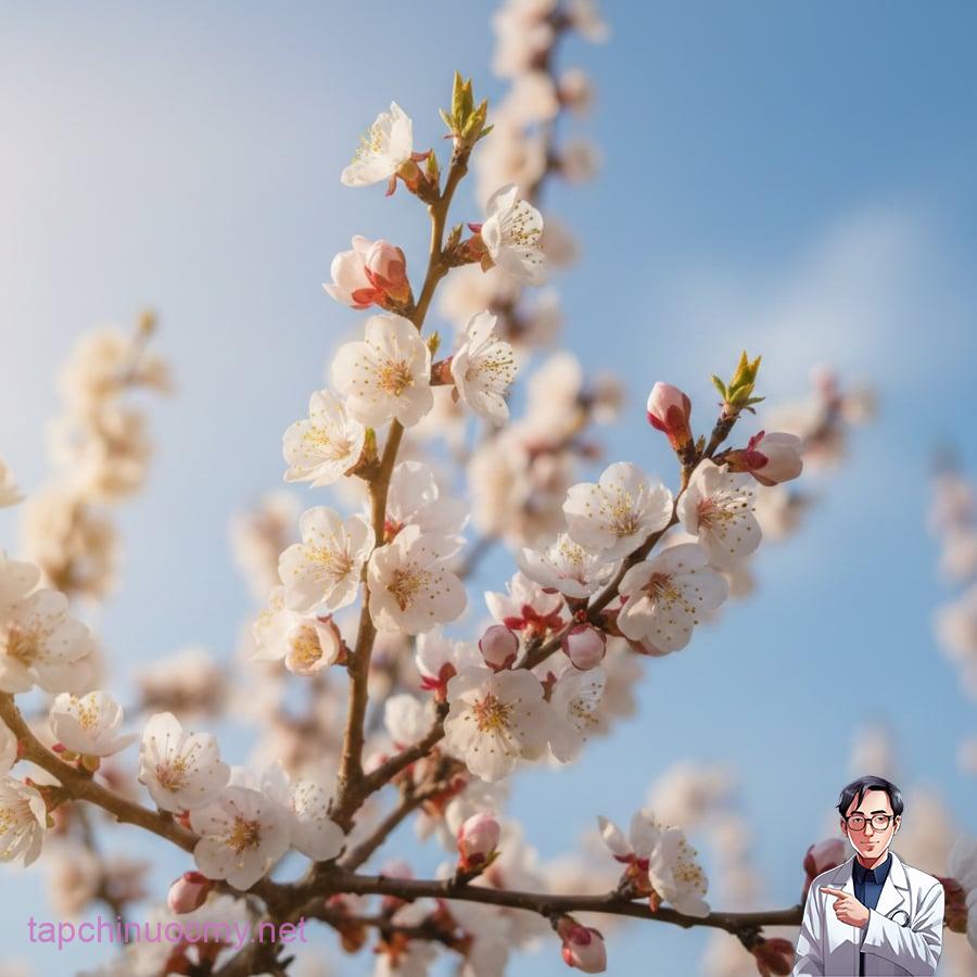 Hoa mơ cuối đông – tín hiệu cho mùa trái chín vàng sắp tới.