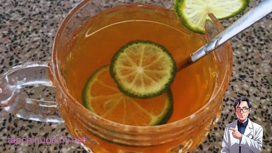Nước chanh ấm mật ong thư giãn buổi tối 
