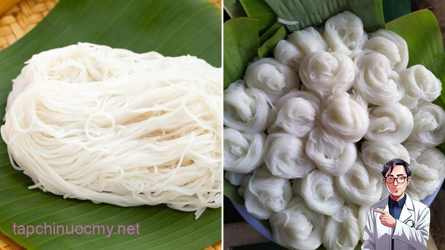 Một số cơ sở sản xuất có thể thêm phụ gia để bún có màu sắc sáng bóng, sợi dai hơn, bảo quản được lâu hơn.