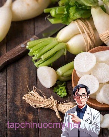 Củ cải có thể dùng ăn sống, ép nước