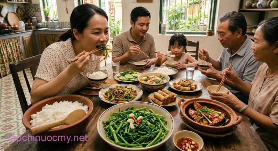 Ăn rau trước các món giàu carbohydrate như cơm có thể giúp cường độ đường huyết sau ăn tăng chậm hơn.