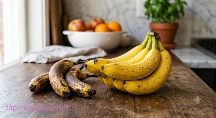 Chuối có chấm nâu nhỏ chưa chắc đã hỏng, cần khảo sát thêm mùi hương, mùi và trạng thái vỏ trước khi mua.