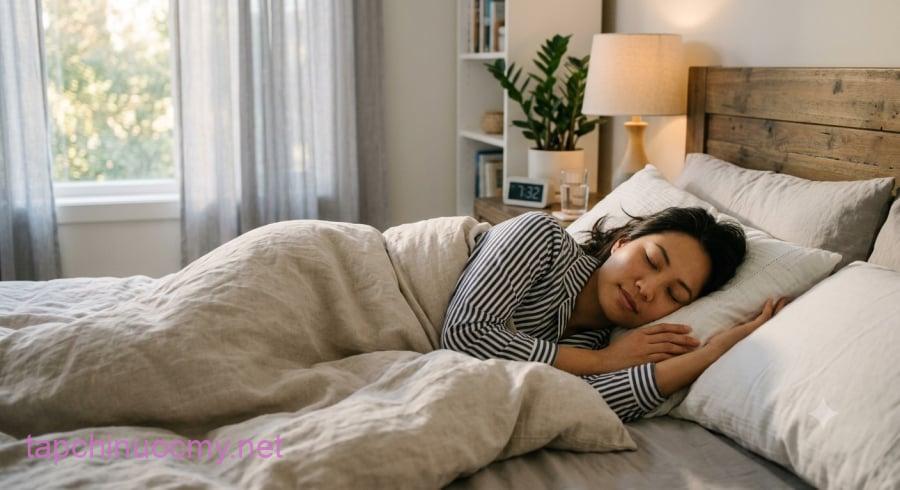 Duy trì giờ ngủ ổn định mỗi ngày có thể có lợi cho sức khỏe mạch tim.