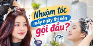 Nhuộm tóc mấy ngày thì nên gội đầu?