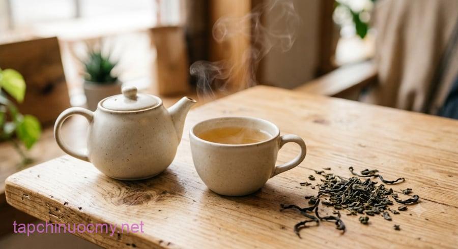 Chờ trà nguội bớt trước khi uống là thay đổi đơn giản giúp hạn chế việc thực quản tiếp xúc thường xuyên với nhiệt độ quá cao.