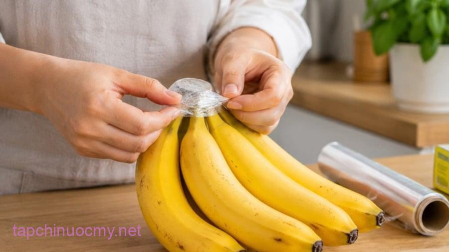 sền sệt bằng tiền bọc thực phẩm