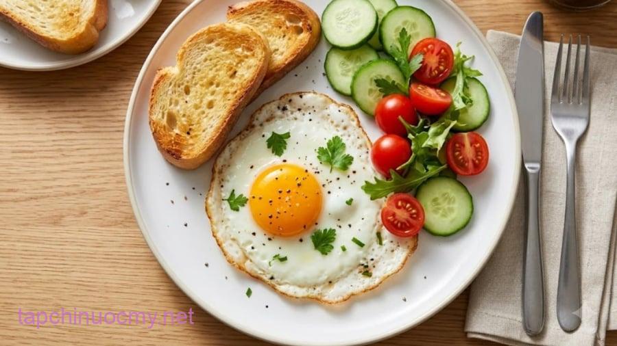 Ăn trứng vào buổi sáng vừa bổ sung năng lượng, protein cho cơ thể vừa giúp tạo cảm giác no lâu.