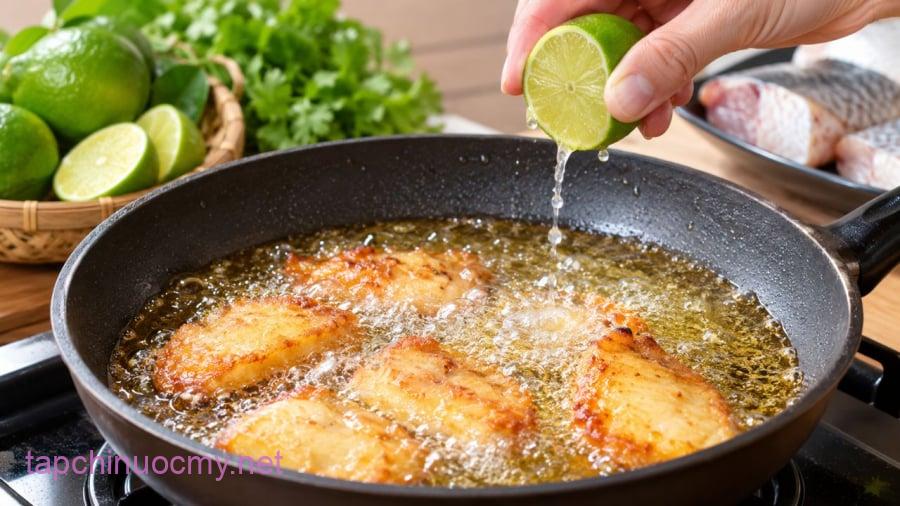 Tại sao lại vắt chanh vào dầu?
